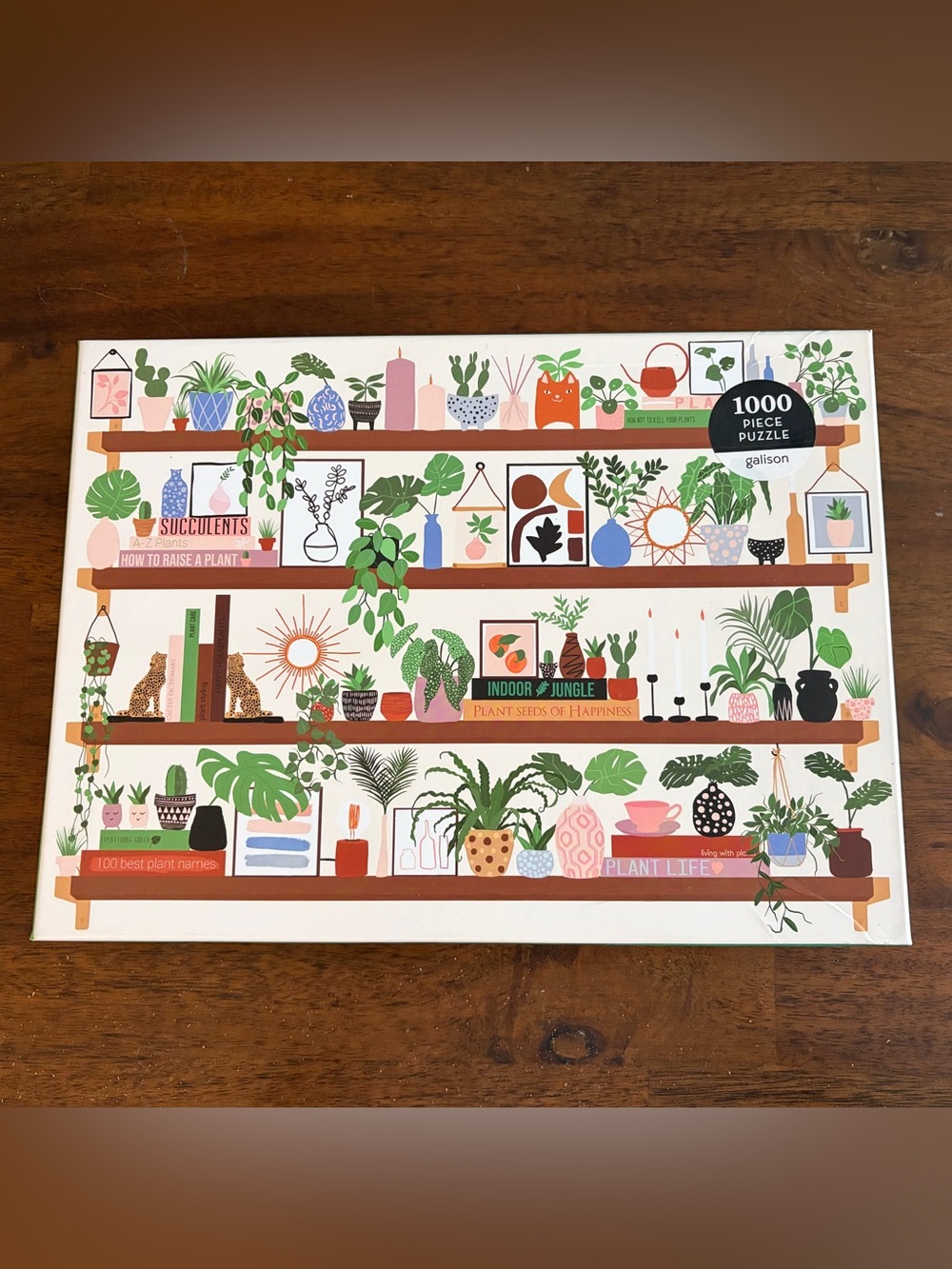 Galison “Plant Shelfie” 1000 piece puzzle